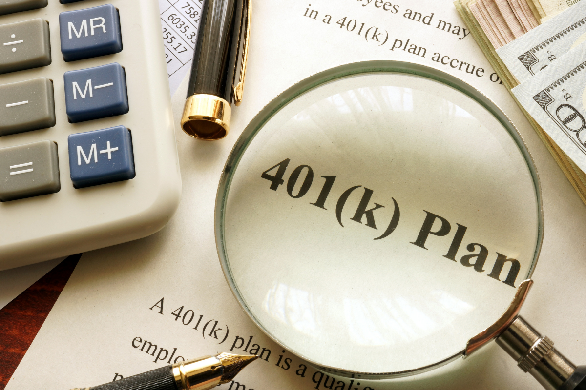 401(k) compliance documents illustrating required filings and administrative tasks.